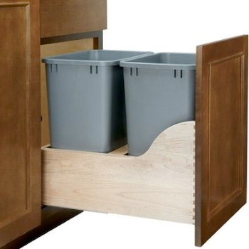 DOUBLE 35 QUART PULLOUT