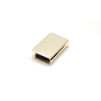 GLASS DOOR STRIKE POL. BRASS