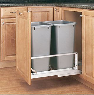 PULL-OUT BIN,2EA,50QRT MET.SILVR
