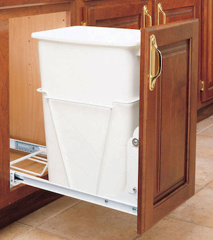 PULL-OUT WASTE BIN WHT REVASHELF
